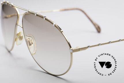 Zollitsch Marquise Seltene Vintage Brille, leicht getönte Sonnengläser (auch abends tragbar), Passend für Herren