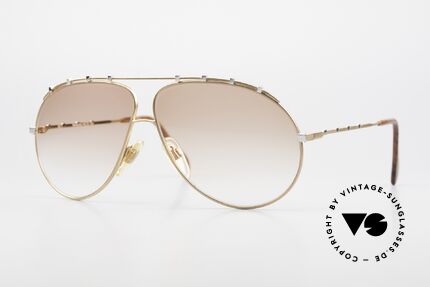 Zollitsch Marquise Seltene Vintage Brille 90er, kostbares, großes Herren-Modell (in 140mm Breite), Passend für Herren