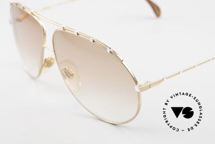 Zollitsch Marquise Seltene Vintage Brille 90er, leicht getönte Sonnen-Gläser (auch abends tragbar), Passend für Herren