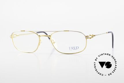 Fred Fregate Luxus Seglerbrille M Fassung, marines Design (charakteristisch Fred) in Top-Qualität, Passend für Herren