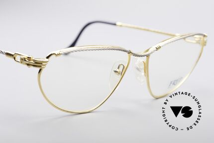 Fred Alize Luxus M Brillenfassung, bicolore Ausführung im Cateye-Design; M Größe 57/16, Passend für Damen