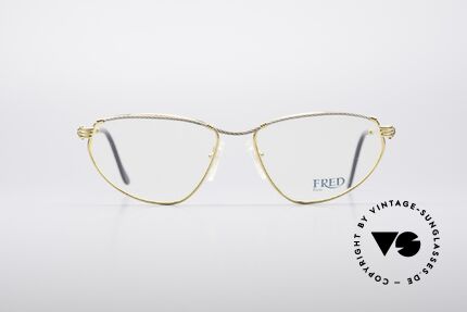 Fred Alize Luxus S Brillenfassung, marines Design (charakteristisch Fred); Top-Qualität, Passend für Damen