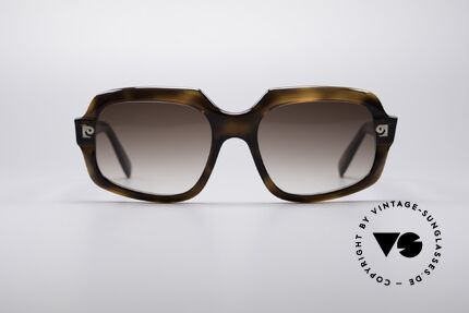 Pierre Cardin 12603 70er Designer Brille, aufregende Farb- und Materialakzente im Acetatrahmen, Passend für Damen