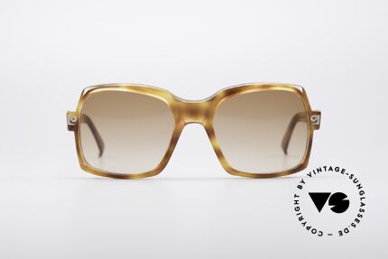 Pierre Cardin 16053 70er Damen Sonnenbrille, aufregende Farb- und Materialakzente im Acetatrahmen, Passend für Damen