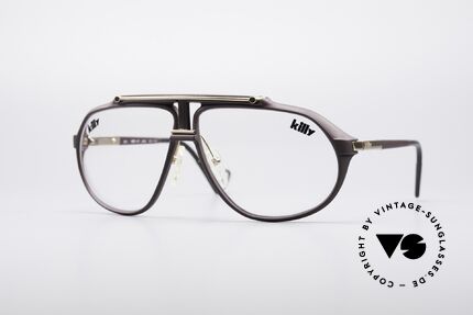 Killy 469 Carbon Fiber Ski Brille, vintage KILLY Sport-Fassung für extreme Bedingungen, Passend für Herren und Damen