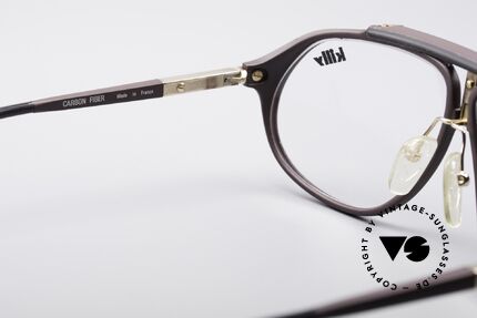 Killy 469 Carbon Fiber Ski Brille, orig. Demogläser können durch optische ersetzt werden, Passend für Herren und Damen