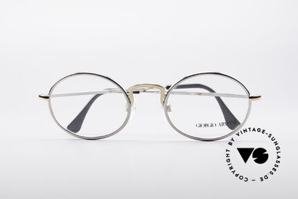 Giorgio Armani 156 Ovale Vintage Brille 1980er, Fassung ist beliebig verglasbar (optisch oder Sonne), Passend für Herren und Damen