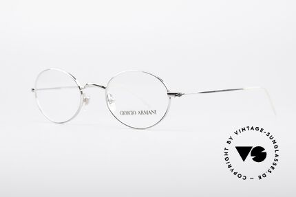 Giorgio Armani 1094 Kleine Ovale Fassung, ähnlich der legendären "Armani 229 Schubert Brille", Passend für Herren und Damen