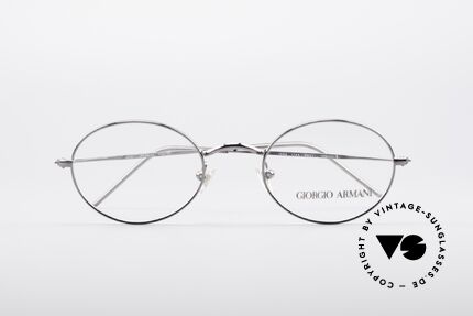Giorgio Armani 1094 Kleine Ovale Brille, ein ungetragenes Original aus den 90ern in XS-Größe, Passend für Herren und Damen