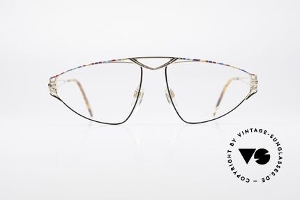 St. Moritz 4410 Luxus Designer Brille, kostbare Designer-Fassung in außergewöhnlicher Form, Passend für Damen