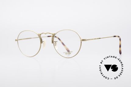 Oliver Peoples OP7G Feine Vintage Brillenfassung, entsprechend auf vielen Promi-Gesichtern zu finden, Passend für Herren und Damen