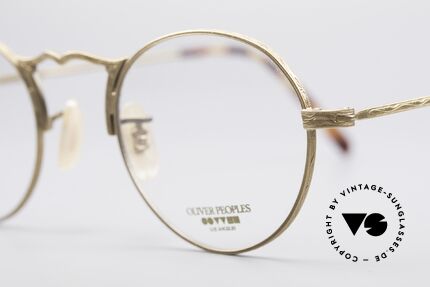 Oliver Peoples OP7G Feine Vintage Brillenfassung, TOP-Qualität der Fassung (mit aufwändigen Gravuren), Passend für Herren und Damen