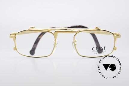 Chai No4 Square Vergoldete Wasserhahn Brille, Größe: medium, Passend für Herren und Damen