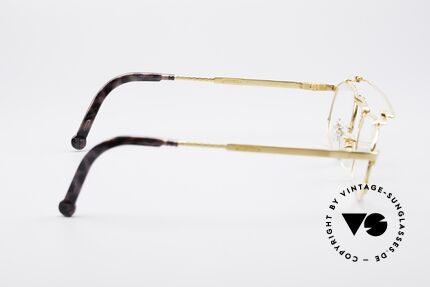 Chai No4 Square Vergoldete Wasserhahn Brille, Größe: medium, Passend für Herren und Damen