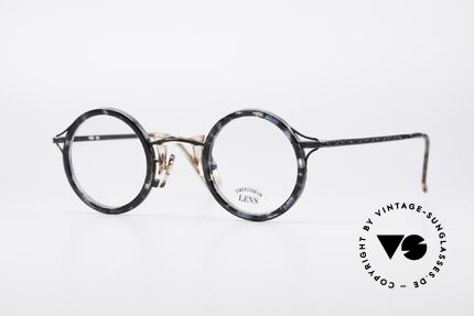 Freudenhaus Koji Runde Designer Brille, vintage Brillenfassung von FREUDENHAUS, München, Passend für Herren