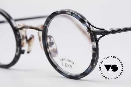 Freudenhaus Koji Runde Designer Brille, ungetragen (wie alle unsere vintage Designerbrillen), Passend für Herren