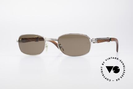 Cartier Breteuil Luxus Holzsonnenbrille, außergewöhnliche Cartier vintage Holz-Designerbrille, Passend für Herren Cartier Breteuil Luxus Holzsonnenbrille, außergewöhnliche Cartier vintage Holz-Designerbrille, Passend für Herren