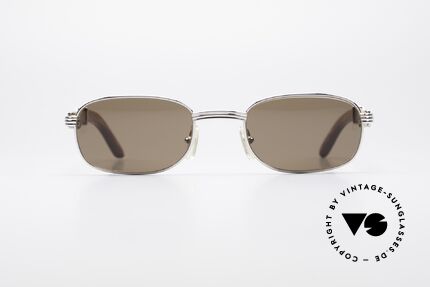 Cartier Breteuil Luxus Holzsonnenbrille, Bügel aus afrikanischem Edelholz gefertigt - RARITÄT, Passend für Herren Cartier Breteuil Luxus Holzsonnenbrille, Bügel aus afrikanischem Edelholz gefertigt - RARITÄT, Passend für Herren