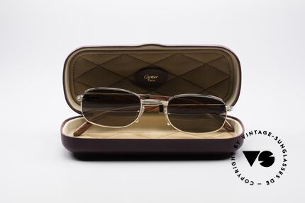 Cartier Breteuil Luxus Holzsonnenbrille, Größe: small, Passend für Herren Cartier Breteuil Luxus Holzsonnenbrille, Größe: small, Passend für Herren