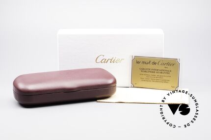 Cartier Paglia Randlose Luxus Holzbrille, Größe: medium, Passend für Herren
