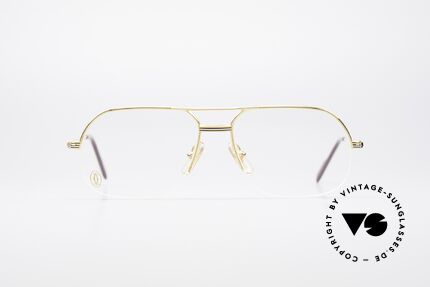 Cartier Orsay Halbrand Luxus Herrenbrille, Modell aus der Cartier 'Semi-Rimless' Collection, Passend für Herren