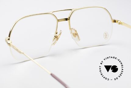 Cartier Orsay Halbrand Luxus Herrenbrille, flexibler Halbrahmen (Top-Qualität), Luxusbrille!, Passend für Herren