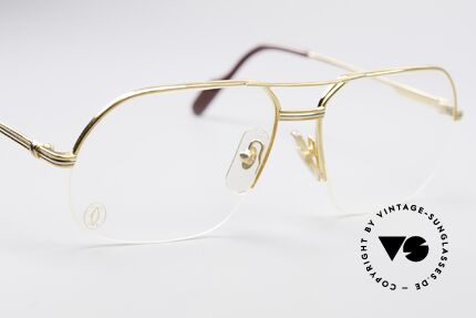 Cartier Orsay Halbrand Luxus Herrenbrille, ungetragenes Unikat (inkl. original Cartier Box), Passend für Herren