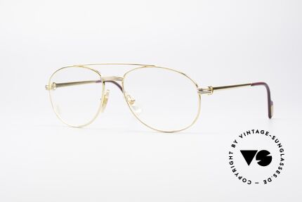 Cartier Driver 90er Luxus Pilotenbrille, edle vintage Cartier Herrenbrille aus den frühen 90ern, Passend für Herren
