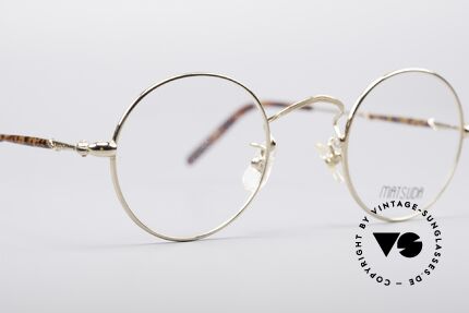 Matsuda 2672 Runde 90er Designer Brille, ungetragenes EINZELSTÜCK für alle 'vintage' Liebhaber!, Passend für Herren und Damen