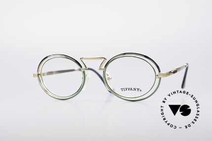 Tiffany T17 Vintage Juwelier Brille, fantastische Tiffany Vintage Designer-Brille; Mod. T17, Passend für Damen