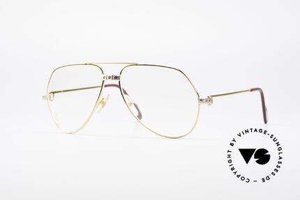 Brillen Cartier Vendome Santos - M James Bond Brille 80er Original