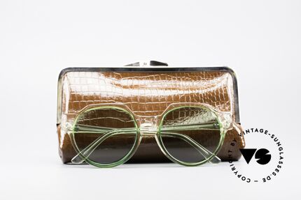 Emmanuelle Khanh 70er Panto Sonnenbrille, Größe: medium, Passend für Damen