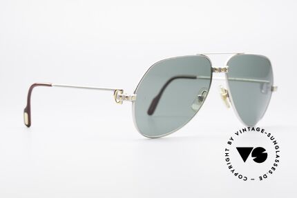 Cartier Vendome Santos - M Rare Luxus Palladium Edition, Santos-Dekor (3 Schrauben) in MEDIUM Gr. 59-14, 135, Passend für Herren