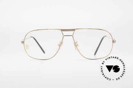 Cartier Tank Rose - M Limitierte Luxus Brille, kostbare und markante Herrenbrille in zeitlosem Design, Passend für Herren