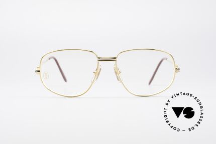 Cartier Romance LC - S Luxus Designer Brille Vergoldet, vintage Cartier Luxus-Brillenfassung; Modell ROMANCE, Passend für Herren und Damen