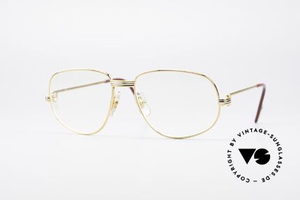 Cartier Romance LC - S Luxus Designer Brille Vergoldet Details