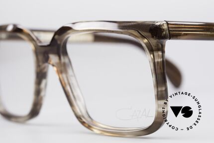 Cazal 604 70er Brille Erste Serie, col. 46 = !!! GRÜN-GRAU !!! (wirkt auf den Fotos braun), Passend für Herren