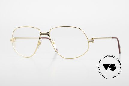 Cartier Panthere G.M. - L 80er Luxus Vintage Brille, G.M. = "Grande Modèle" (für Monsieur / den Gentleman), Passend für Herren