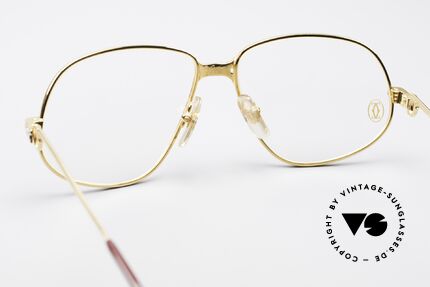 Cartier Panthere G.M. - M Luxus Vintage Brille 1980er, teure Luxus-Brillenfassung in Medium Größe 56-14, 135, Passend für Herren