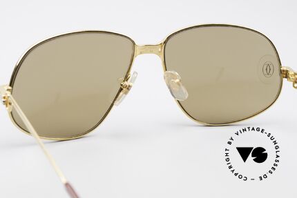 Cartier Panthere G.M. - L Rare Luxus Sonnenbrille, teure LUXUS-Sonnenbrille in LARGE Größe 59-14, 140, Passend für Herren