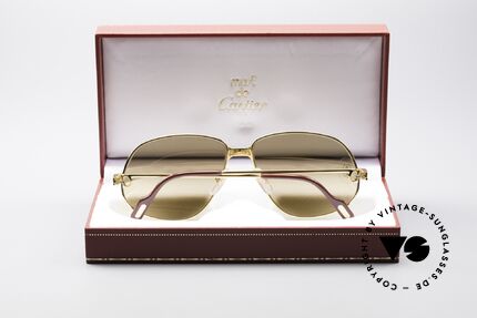 Cartier Panthere G.M. - L Rare Luxus Sonnenbrille, ungetragen mit OVP (selten in diesem Zustand zu finden), Passend für Herren