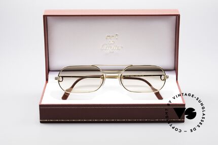 Cartier MUST LC - M Elton John Sonnenbrille, ungetragen mit OVP (in diesem Zustand sehr selten), Passend für Herren