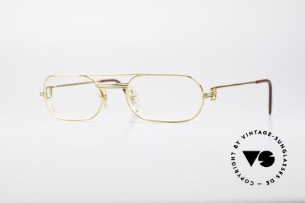Cartier MUST LC - M Elton John Vintage Brille, MUST: das erste Modell der Lunettes Collection '83, Passend für Herren