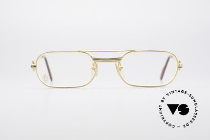 Cartier MUST LC - M Elton John Vintage Brille, hier mit Louis Cartier Dekor in M Größe 55°20, 140, Passend für Herren