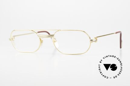 Cartier MUST LC - S Elton John Luxus Fassung, hier mit Louis Cartier Dekor: SMALL Gr. 53°20, 130, Passend für Herren