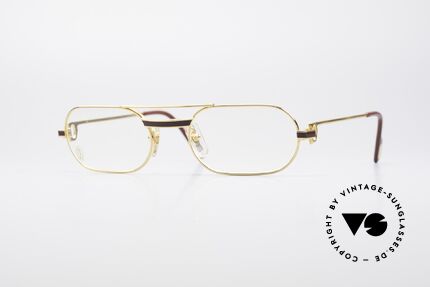 Cartier MUST Laque - S 80er Luxus Brille Vergoldet, MUST: das erste Modell der Lunettes Collection '83, Passend für Herren und Damen