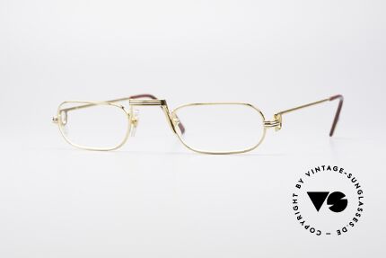 Cartier Demi Lune LC Limitierte Luxusbrille, Demi Lune = die berühmte Luxus-Lesebrille von Cartier, Passend für Herren