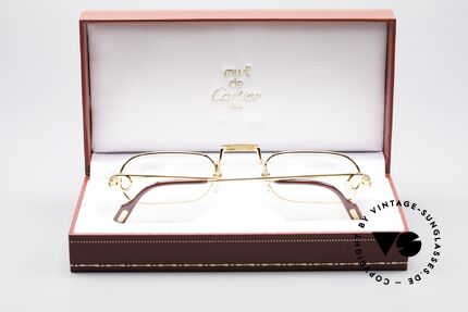 Cartier Demi Lune LC Limitierte Luxusbrille, KEINE RETRObrille; ein 30 Jahre altes vintage ORIGINAL, Passend für Herren