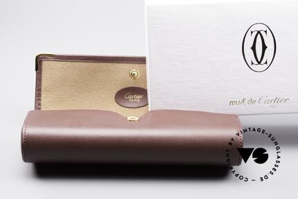 Cartier_ Leather Case True vintage Cartier, sowie für die Cartier-Holzmodelle (z.B. Giverny), Passend für Herren und Damen