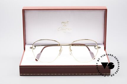 Cartier S Saphirs 0,94 ct Edelstein Luxusbrille, Größe: medium, Passend für Damen
